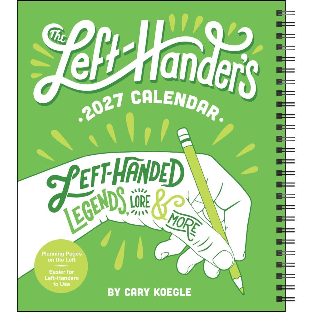 Left Handers 2027 Engagement Planner Main Product Image