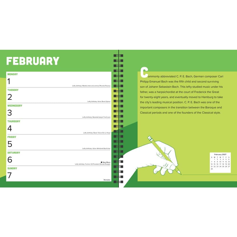 Left Handers 2027 Engagement Planner First Alternate Image