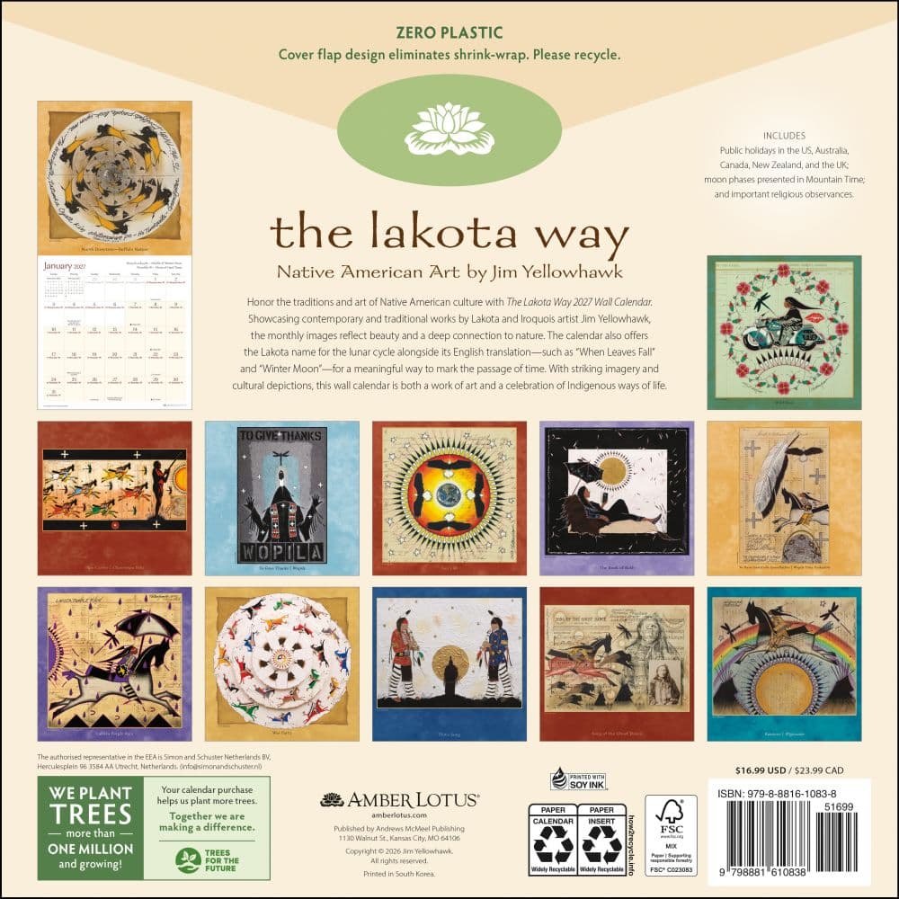 Lakota Way 2027 Wall Calendar First Alternate Image