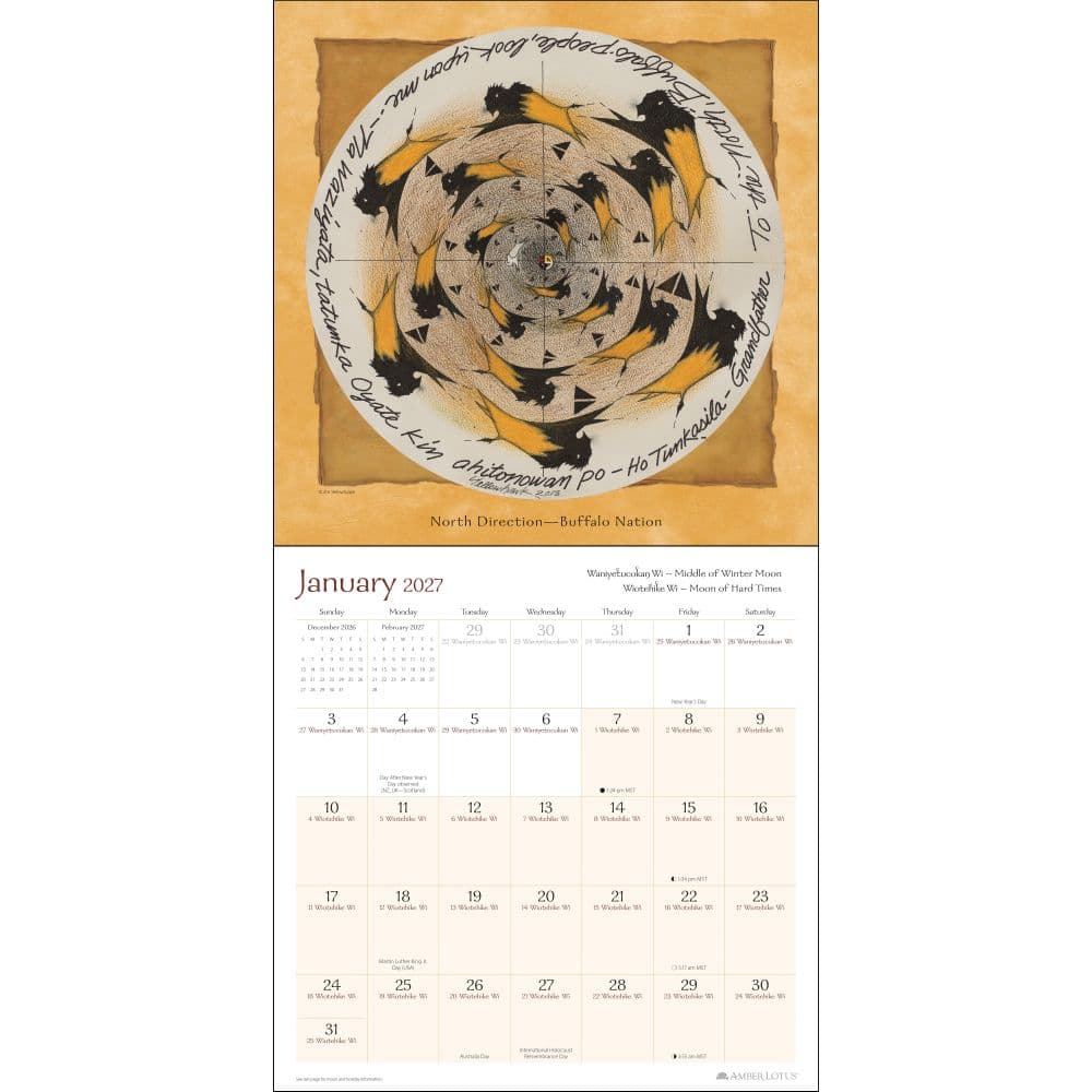 Lakota Way 2027 Wall Calendar Second Alternate Image
