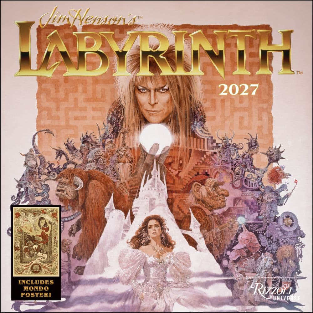 Jim Henson's Labyrinth 2027 Wall Calendar Main Product Image