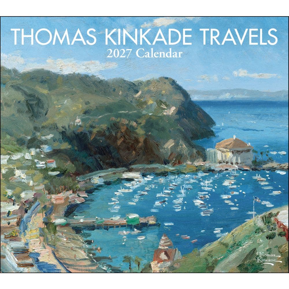 image Thomas Kinkade Travels 2027 Deluxe Wall Calendar Main Product Image