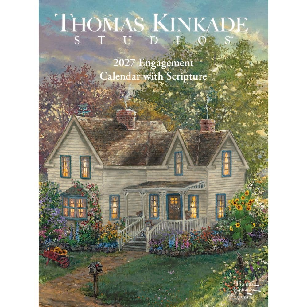image Thomas Kinkade Painter of Light with Scripture 2027 Engagement Planner Main Product Image