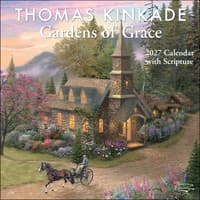 image Thomas Kinkade Gardens of Grace 2027 Wall Calendar Main Product Image
