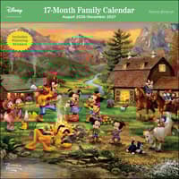 image Thomas Kinkade Disney Family Organizer 2027 Wall Calendar Main Product Image