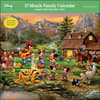 image Thomas Kinkade Disney Family Organizer 2027 Wall Calendar Main Product Image