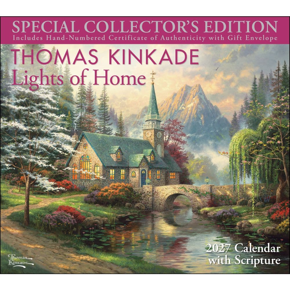 Thomas Kinkade Collectors Edition with Scripture 2027 Wall Calendar Main Product Image