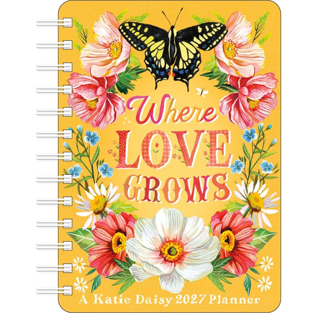 image Where Love Grows 2027 Weekly Planner by Katie Daisy Main Product Image