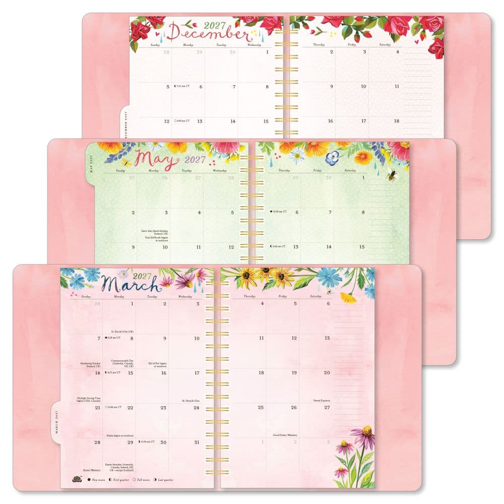 Flowers Always 2027 Weekly Deluxe Planner Fourth Alternate Image