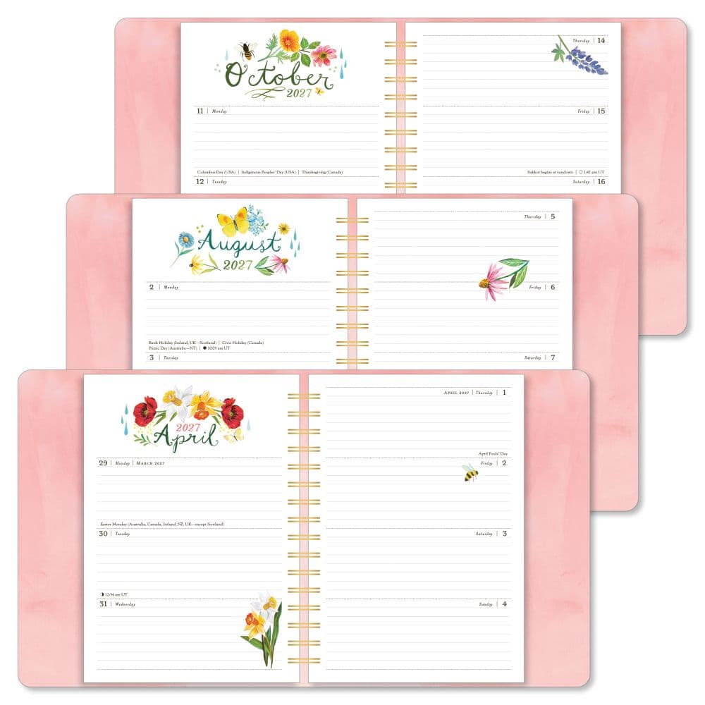 Flowers Always 2027 Weekly Deluxe Planner Fifth Alternate Image