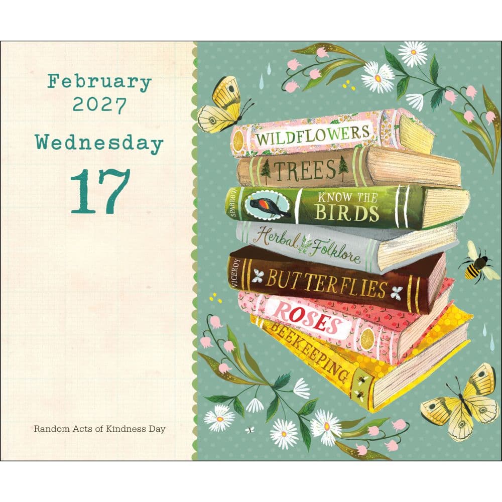 Wild Beauty 2027 Desk Calendar by Katie Daisy First Alternate Image
