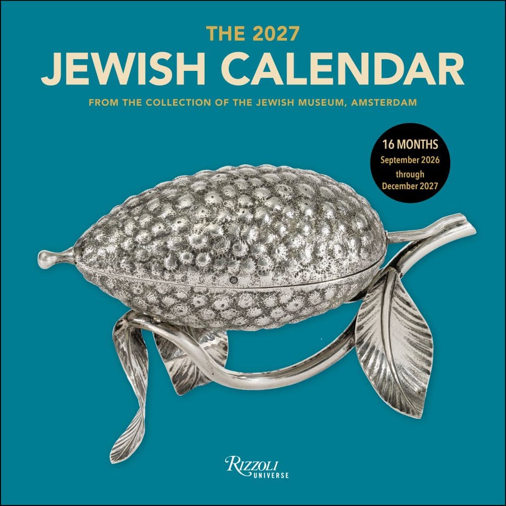 Jewish Year 2027 Wall Calendar Main Product Image