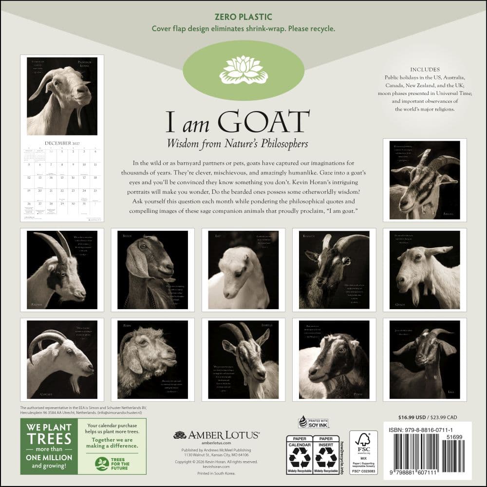 I am Goat 2027 Wall Calendar First Alternate Image