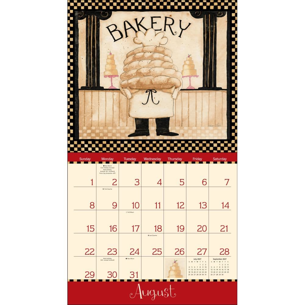Home In The Kitchen 2027 Wall Calendar by Dan DiPaolo Fifth Alternate Image