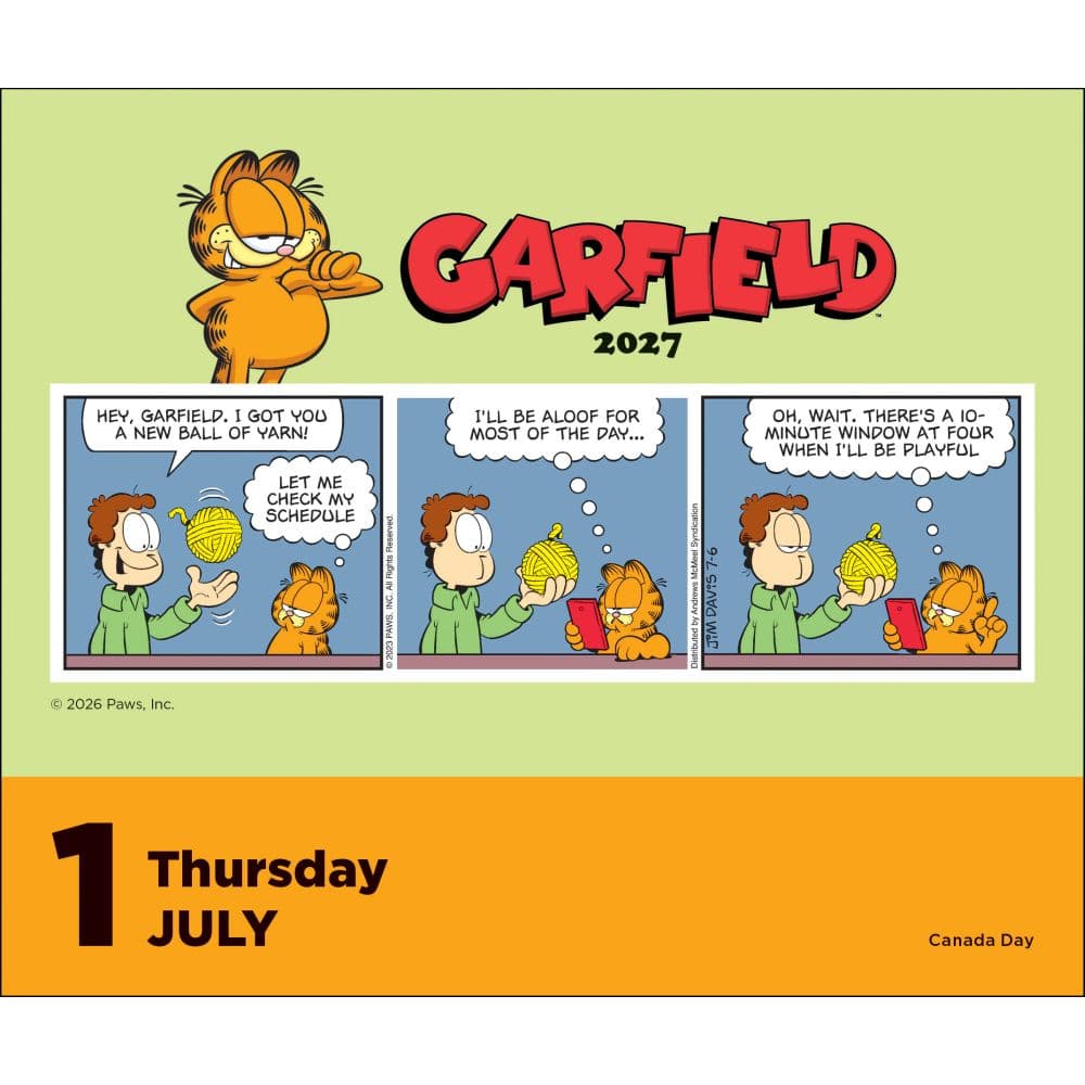 Cartoons & Comics Calendars 2027: Peanuts, Garfield, Betty Boop