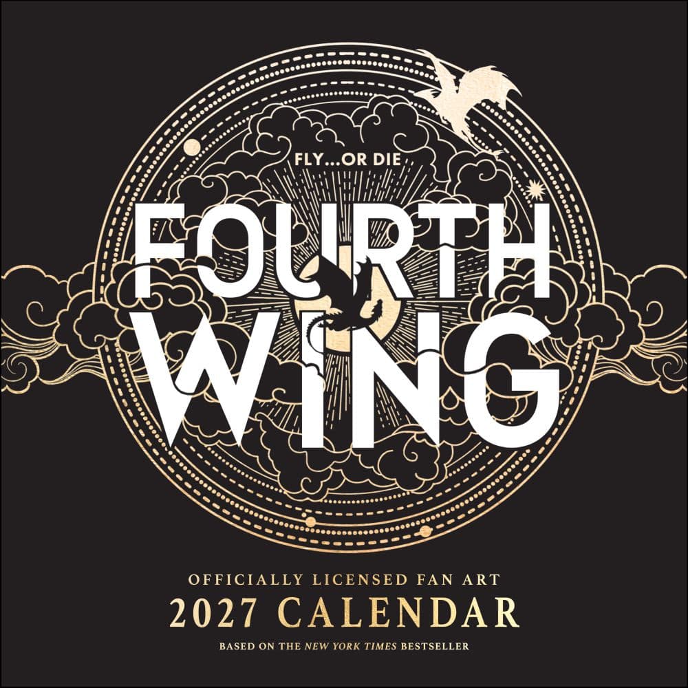 image Fourth Wing 2027 Wall Calendar Main Product Image