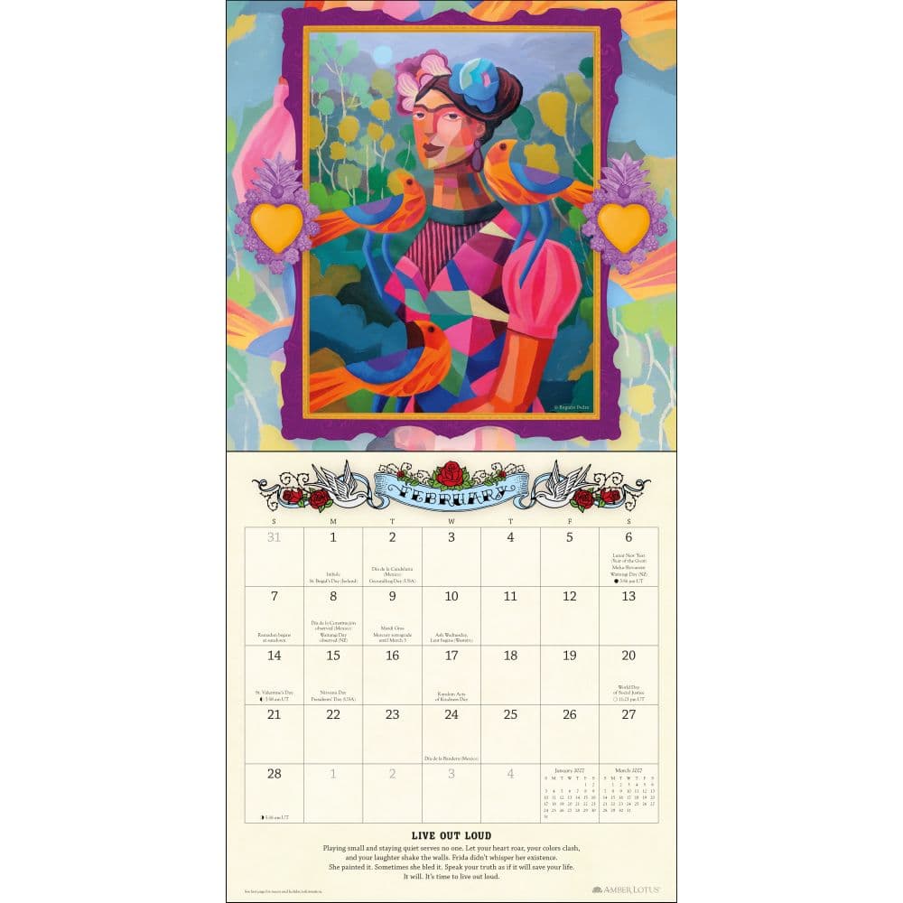 For the Love of Frida 2027 Wall Calendar Second Alternate Image
