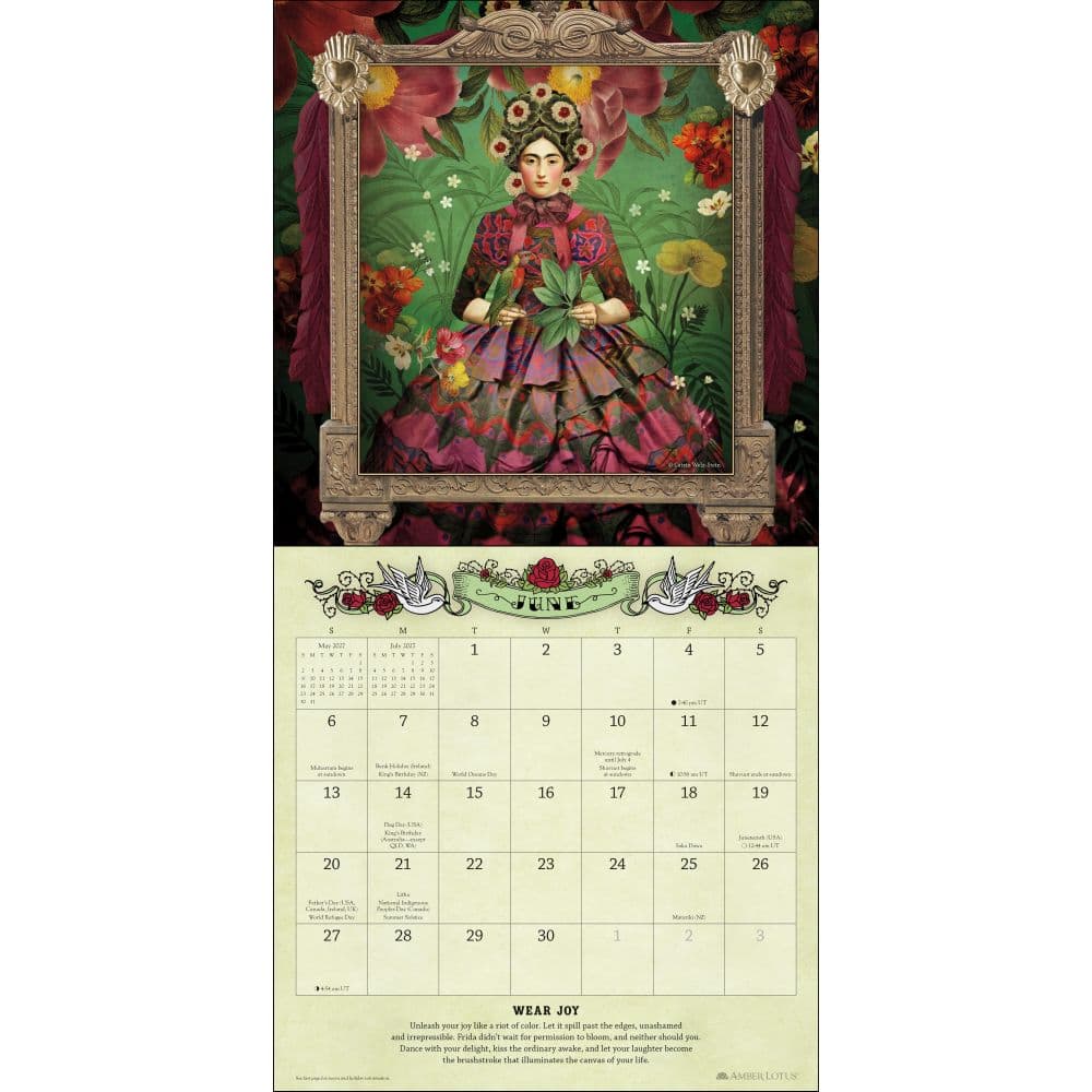 For the Love of Frida 2027 Wall Calendar Fourth Alternate Image