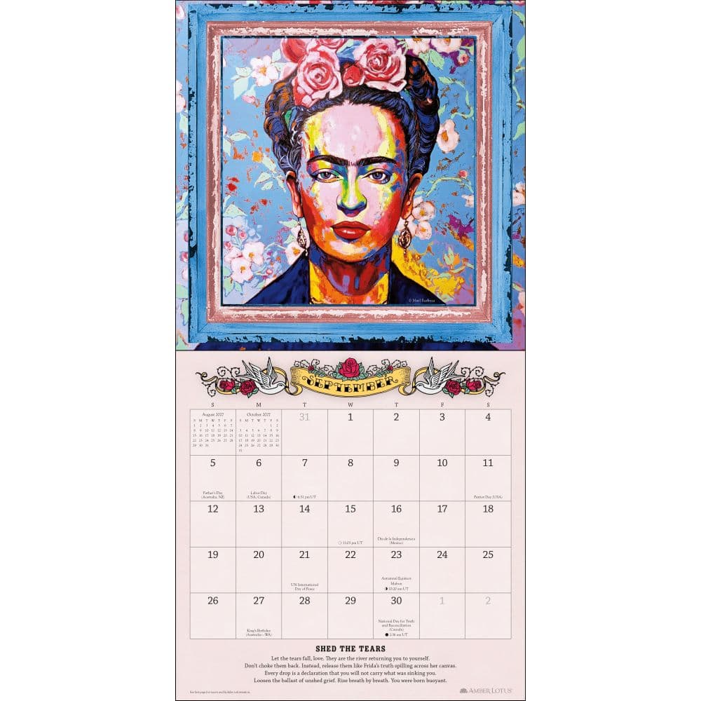 For the Love of Frida 2027 Wall Calendar Fifth Alternate Image