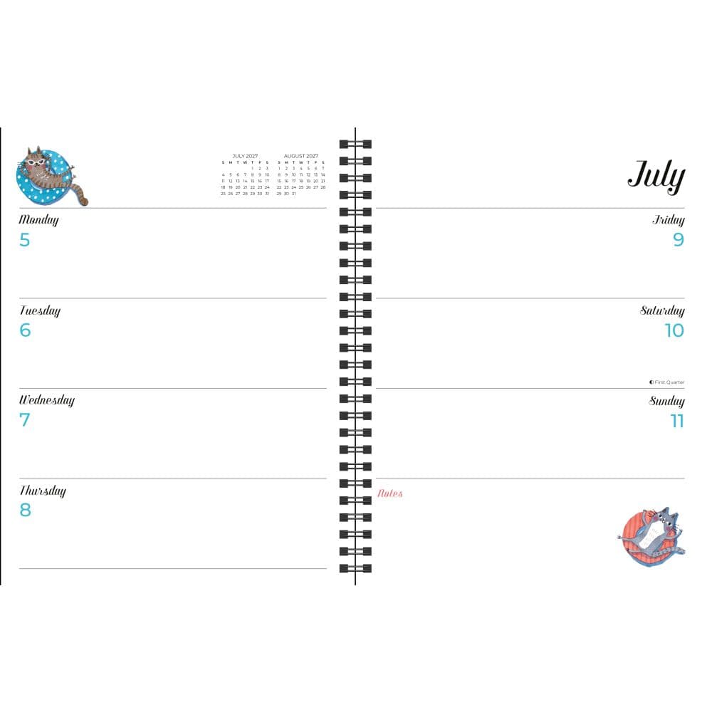 Feline 2027 Weekly Planner Second Alternate Image