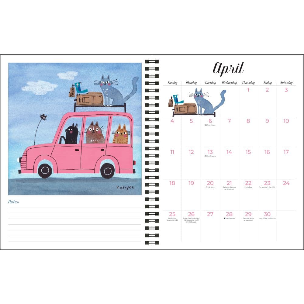 Feline 2027 Weekly Planner Third Alternate Image