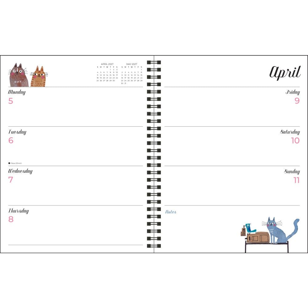 Feline 2027 Weekly Planner Fourth Alternate Image
