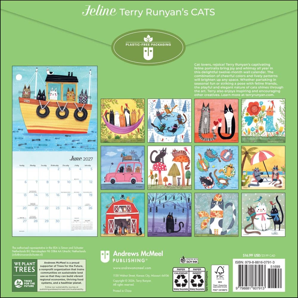 Feline 2027 Wall Calendar First Alternate Image