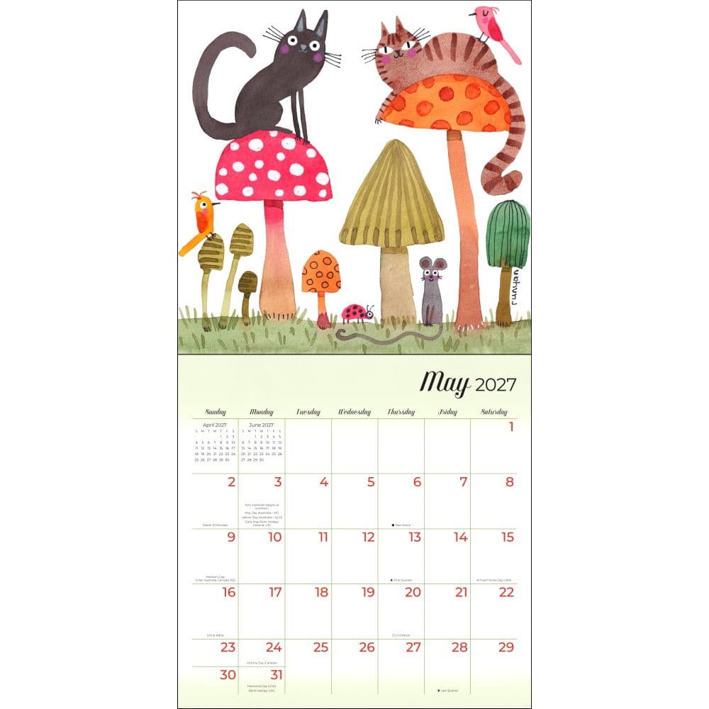 Feline 2027 Wall Calendar Third Alternate Image