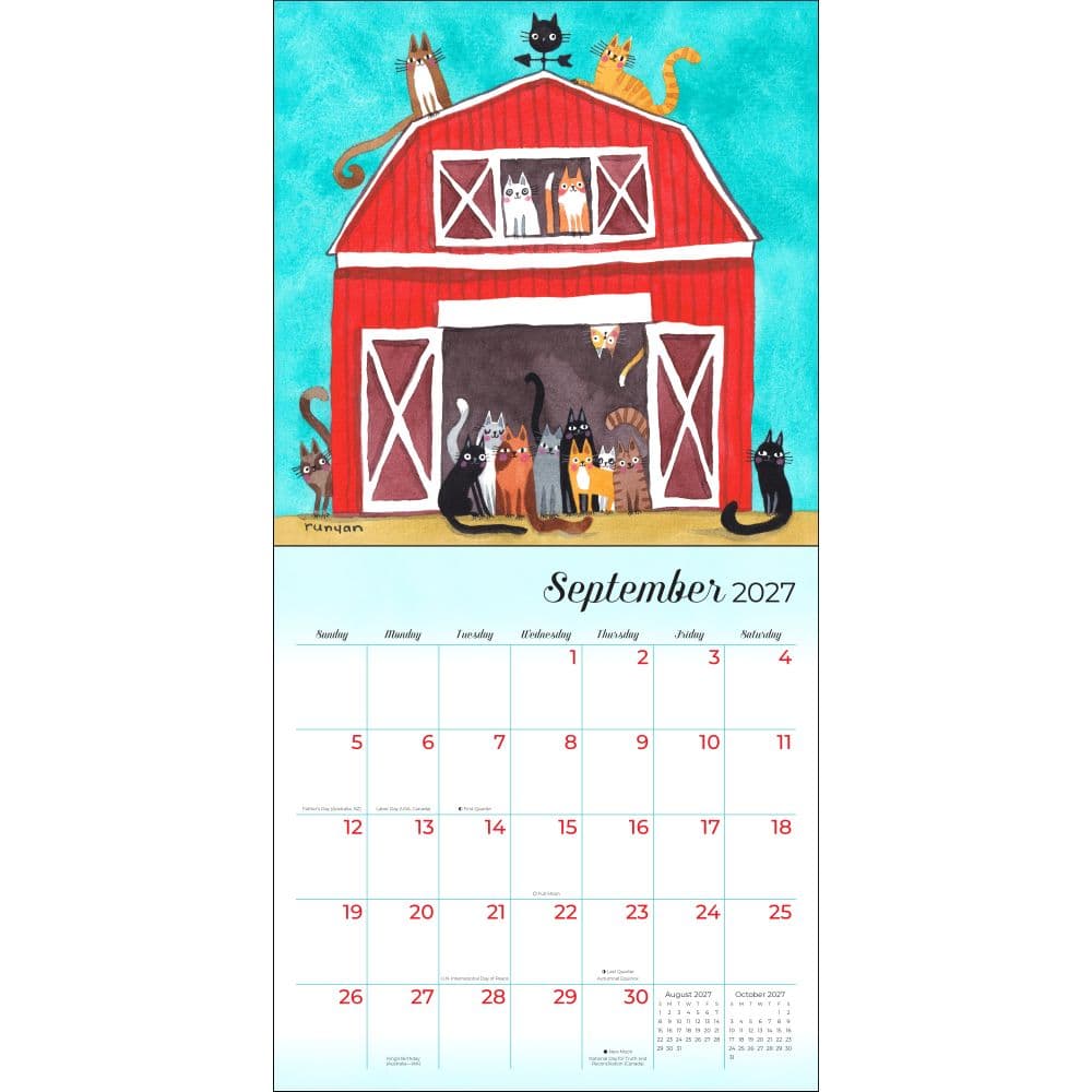 Feline 2027 Wall Calendar Fourth Alternate Image