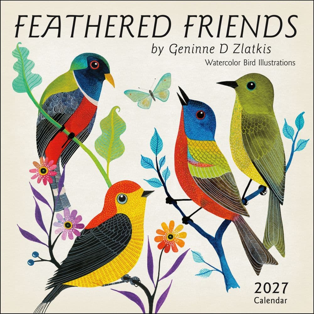 Feathered Friends 2027 Wall Calendar Main Product Image