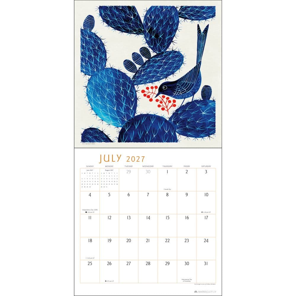 Feathered Friends 2027 Wall Calendar Third Alternate Image