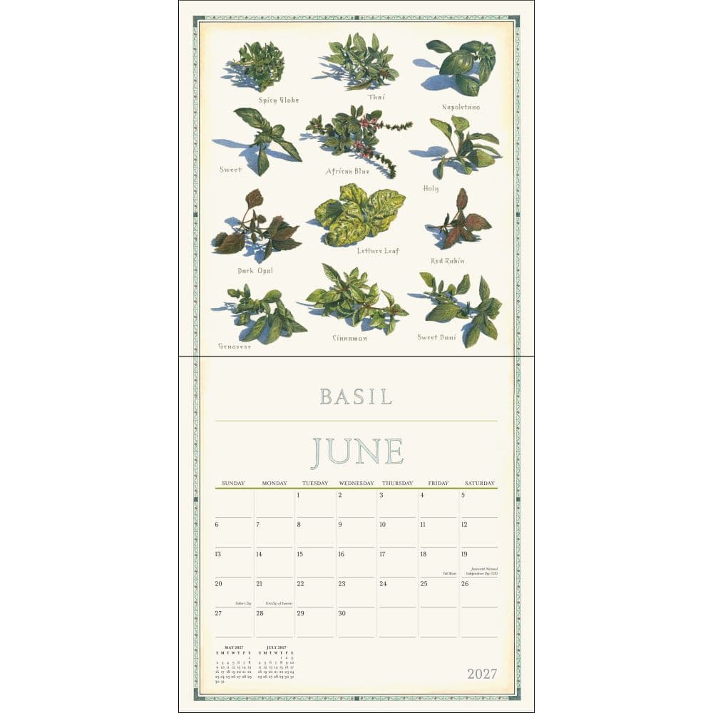 Farmers Market 2027 Wall Calendar Third Alternate Image