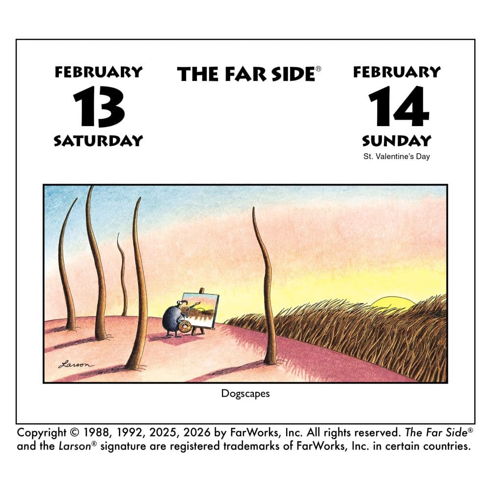 Far Side 2027 Desk Calendar First Alternate Image