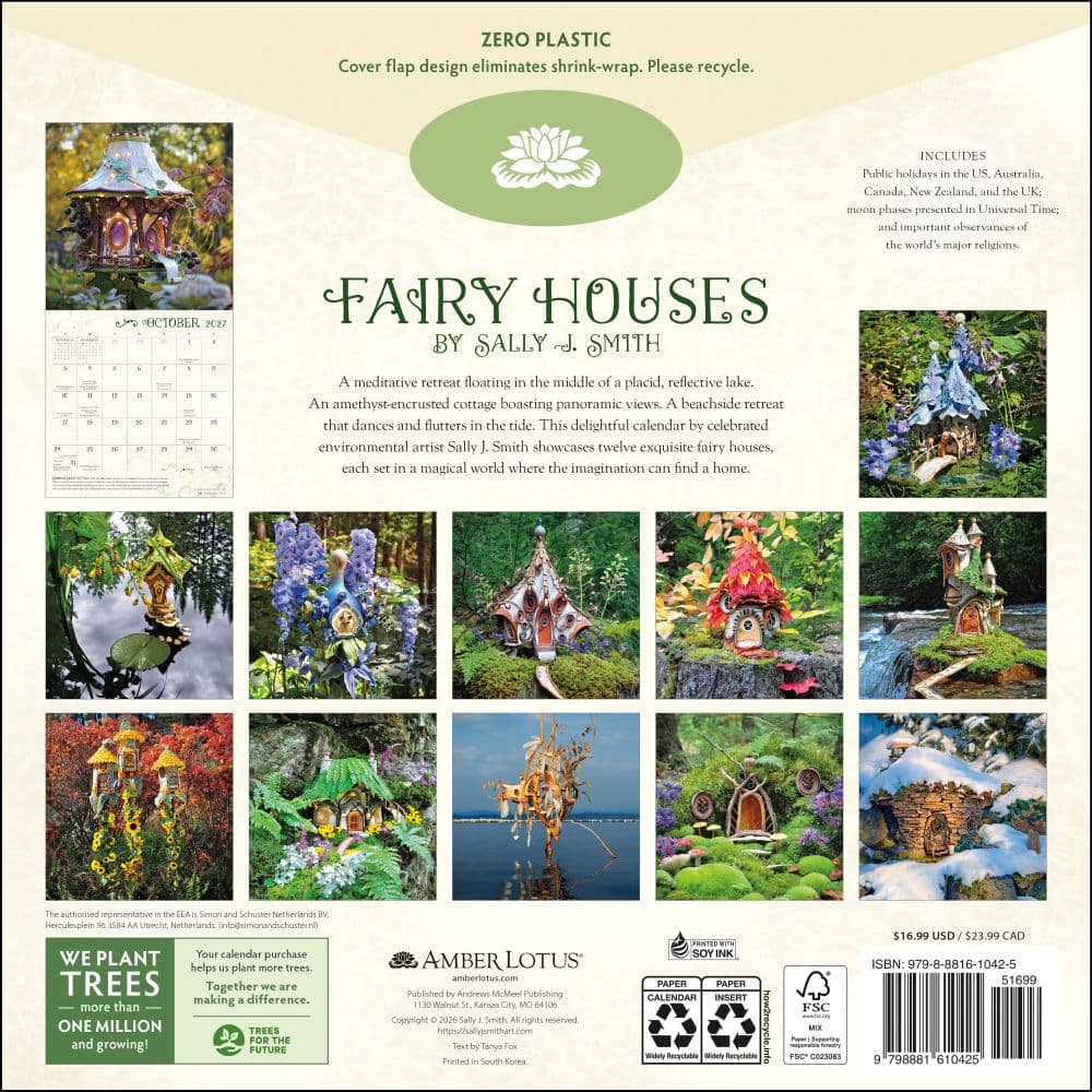 Fairy Houses 2027 Wall Calendar First Alternate Image
