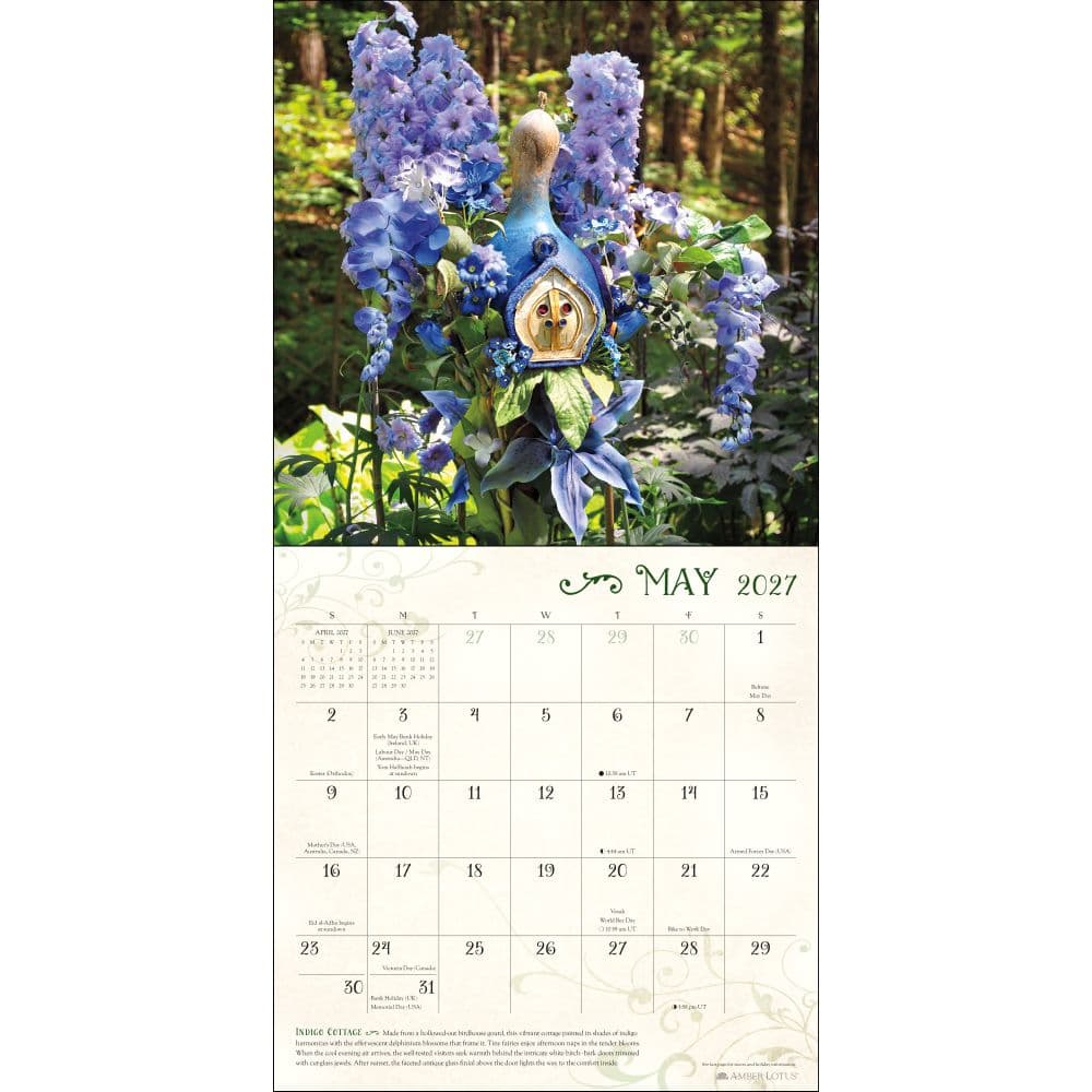 Fairy Houses 2027 Wall Calendar Third Alternate Image