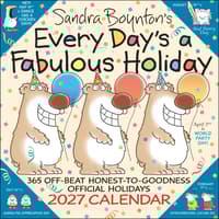 image Every Days a Fabulous Holiday 2027 Wall Calendar by Sandra Boynton Main Product Image