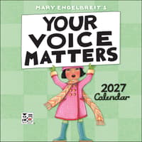 image Your Voice Matters 2027 Wall Calendar by Mary Engelbreit Main Product Image