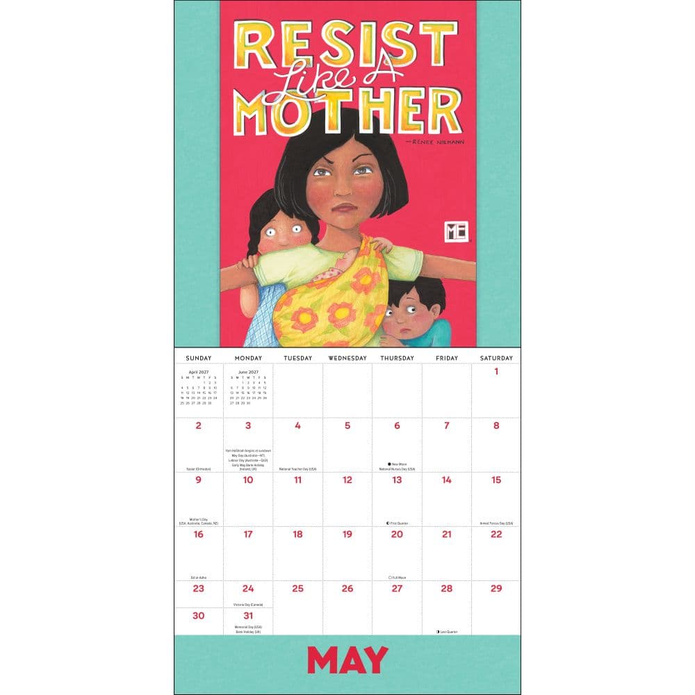 Your Voice Matters 2027 Wall Calendar by Mary Engelbreit Third Alternate Image