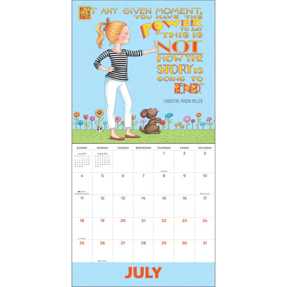 Your Voice Matters 2027 Wall Calendar by Mary Engelbreit Fourth Alternate Image