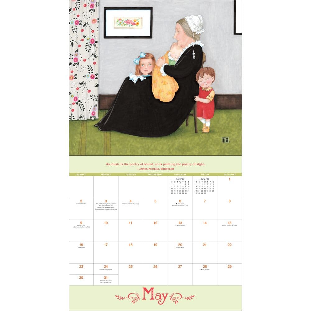 Mary Engelbreits Friendship is a Sheltering Tree 2027 Wall Calendar Third Alternate Image