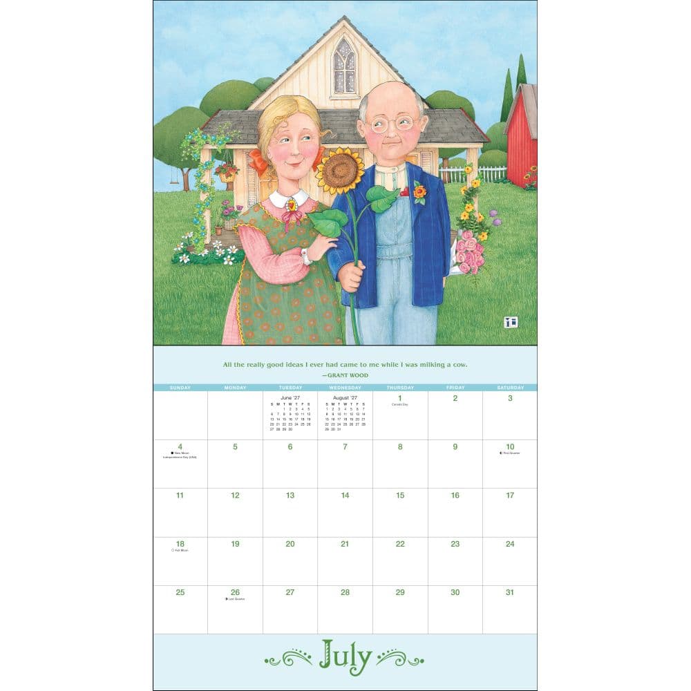 Mary Engelbreits Friendship is a Sheltering Tree 2027 Wall Calendar Fourth Alternate Image