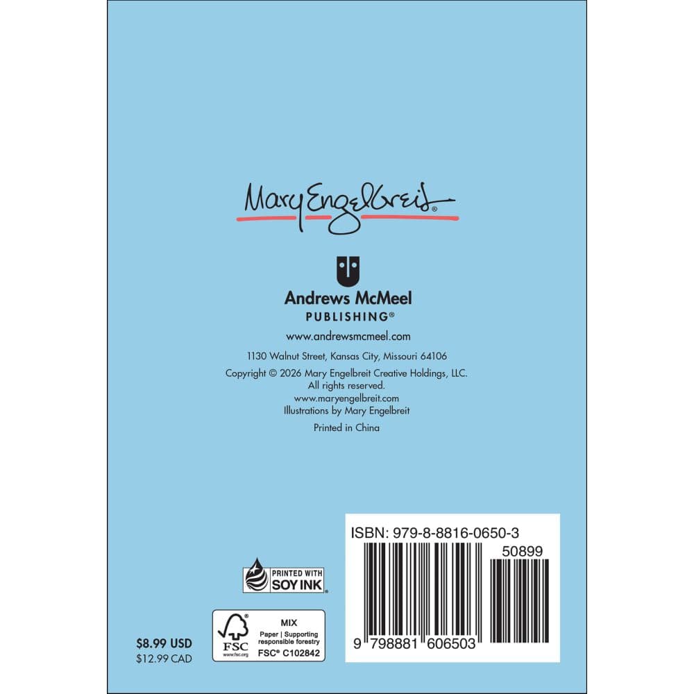 Mary Engelbreits Good Vibes Only 2027 Monthly Pocket Planner First Alternate Image
