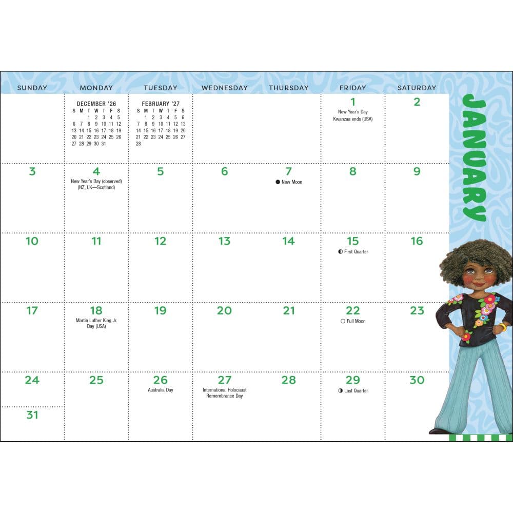 Mary Engelbreits Good Vibes Only 2027 Monthly Pocket Planner Second Alternate Image
