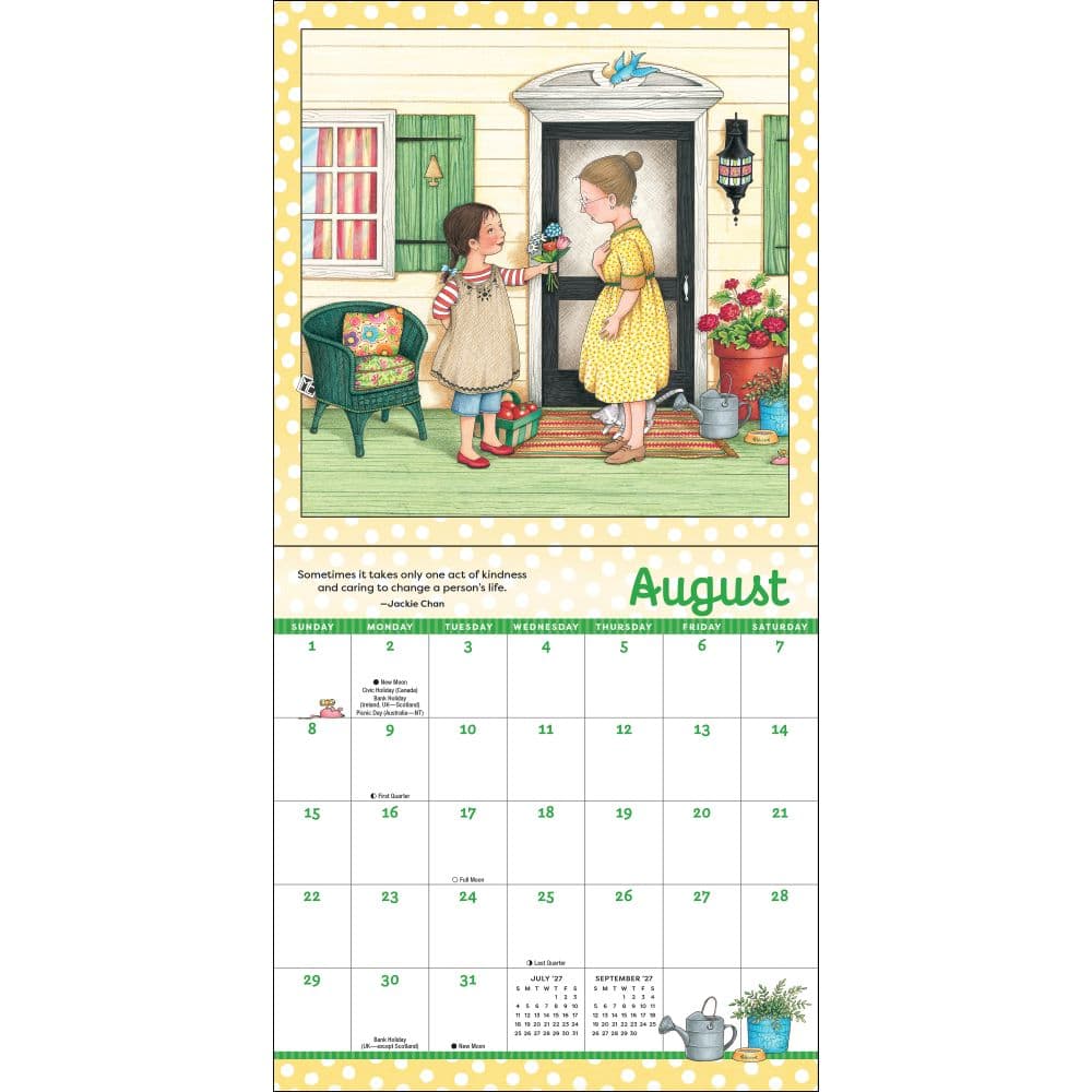 Mary Engelbreits Kindness is Magic 2027 Mini Wall Calendar Fifth Alternate Image