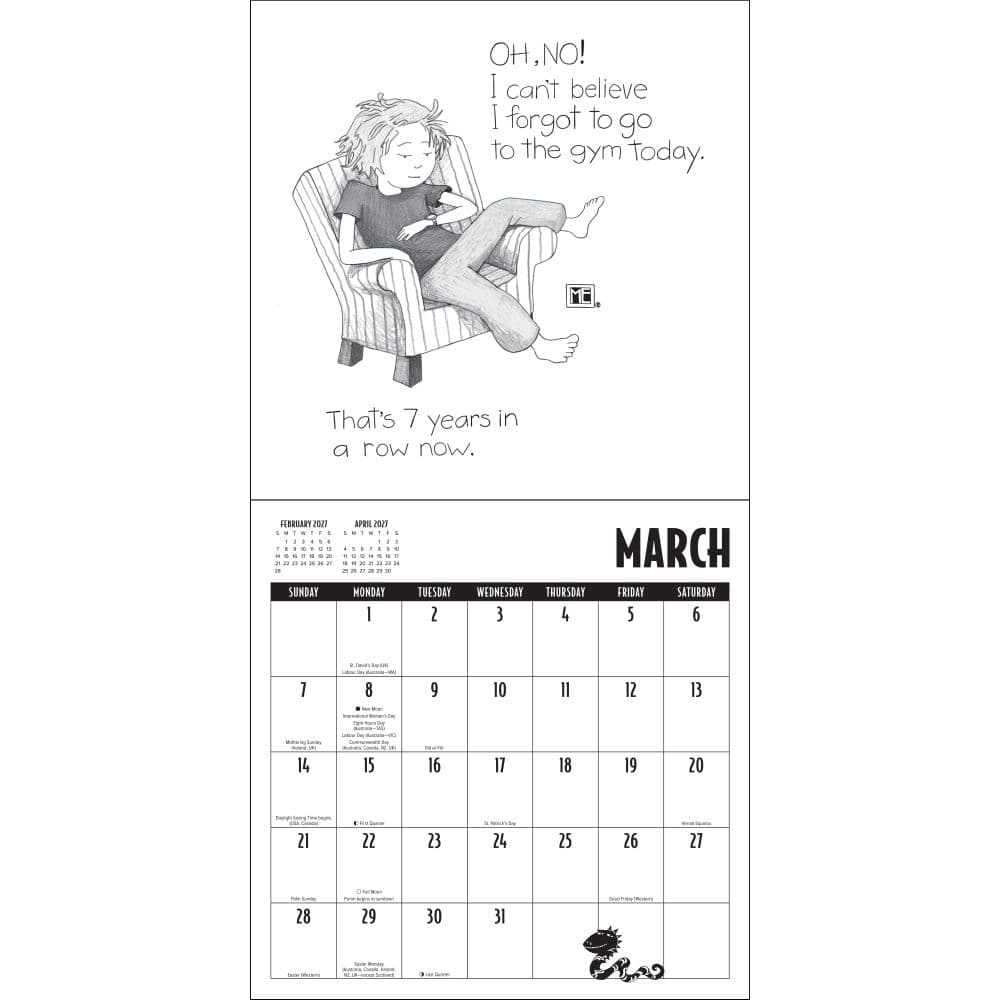 Mary EngelDark 2027 Wall Calendar by Mary Engelbreit Third Alternate Image