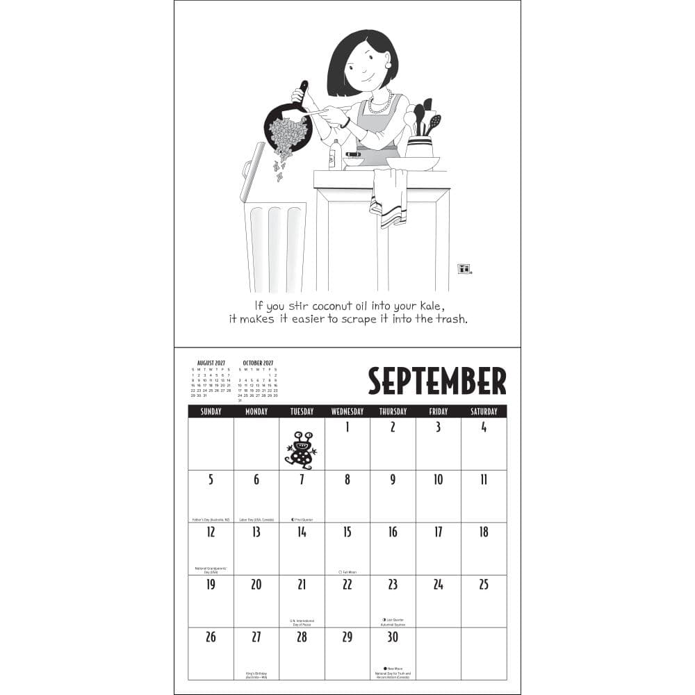 Mary EngelDark 2027 Wall Calendar by Mary Engelbreit Fifth Alternate Image