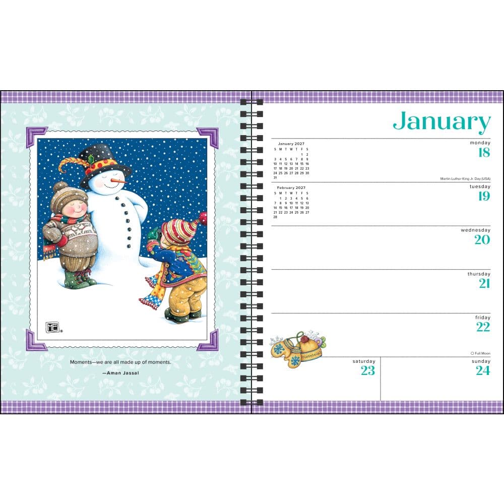 Mary Engelbreits a Moment Here a Memory There 2027 Engagement Planner Third Alternate Image