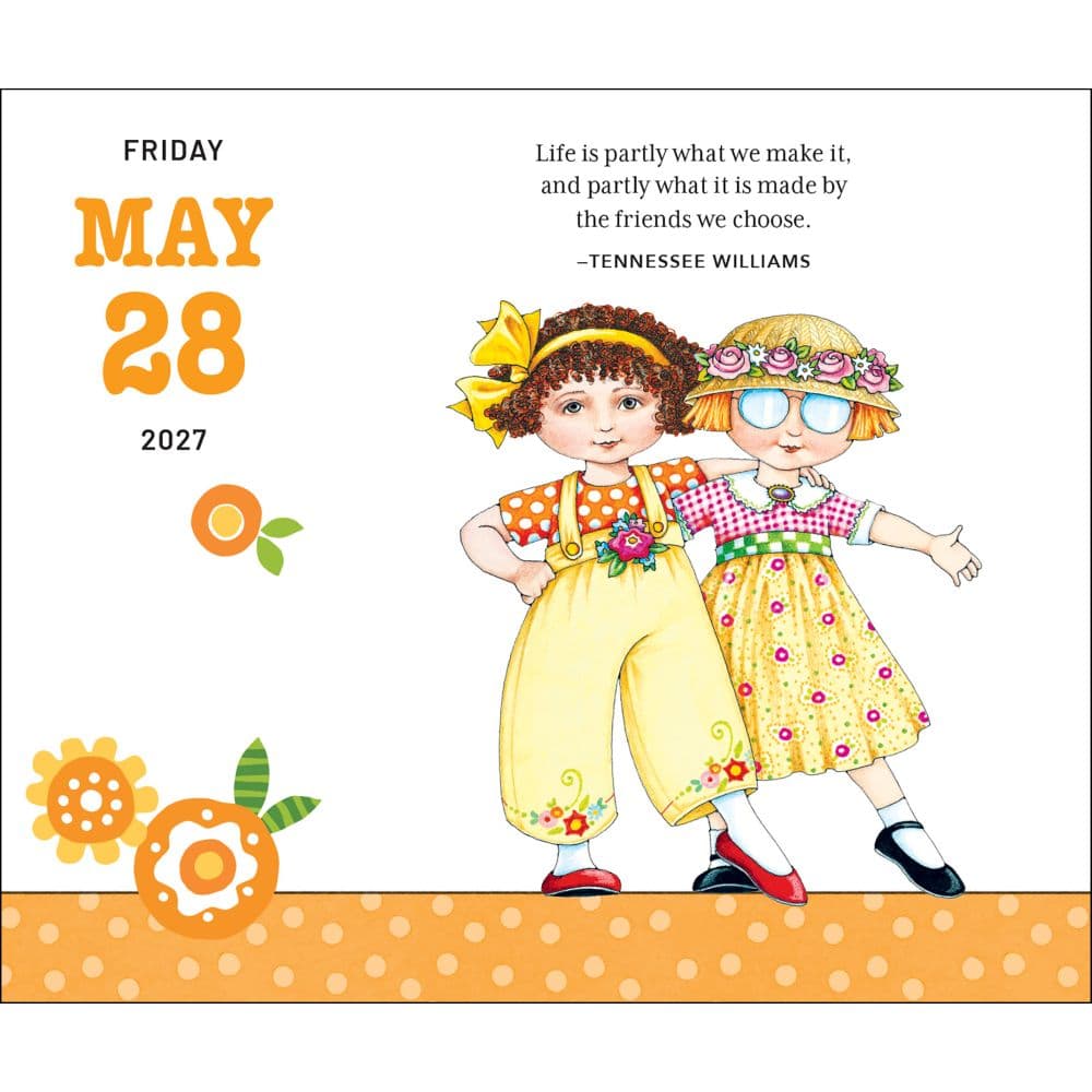 Mary Engelbreits Happiness is a Habit 2027 Desk Calendar Third Alternate Image