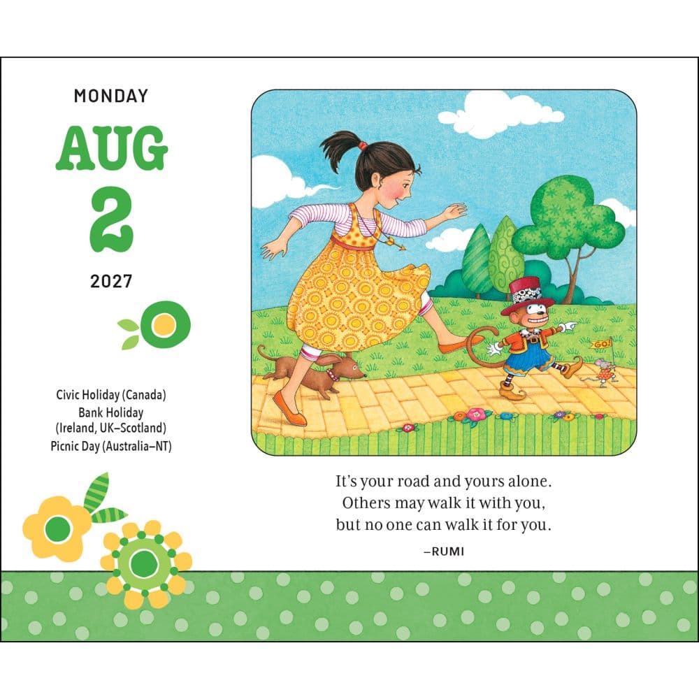 Mary Engelbreits Happiness is a Habit 2027 Desk Calendar Fifth Alternate Image