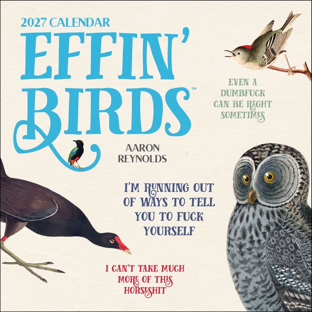 Effin Birds 2027 Wall Calendar Main Product Image